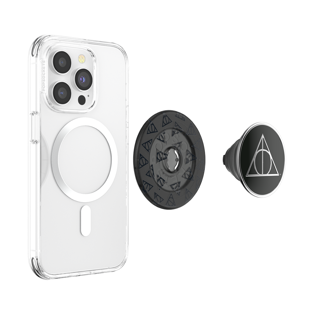 PopSockets - PopSockets MagSafe Phone Grip - Enamel Deathly Hallows