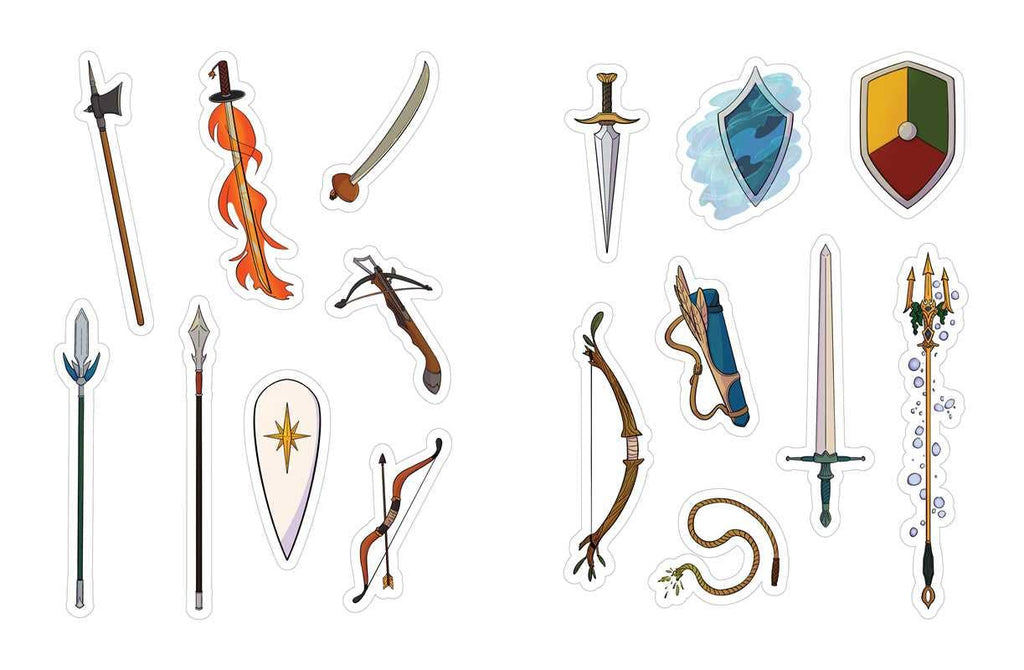 Simon & Schuster - Düngeonmeister RPG Sticker Book by Jef Aldrich