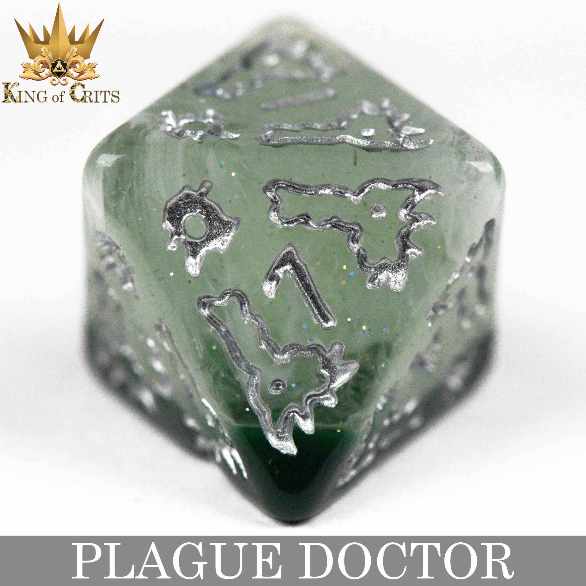 DNDDICE.COM - Plague Doctor - 11 Dice Set