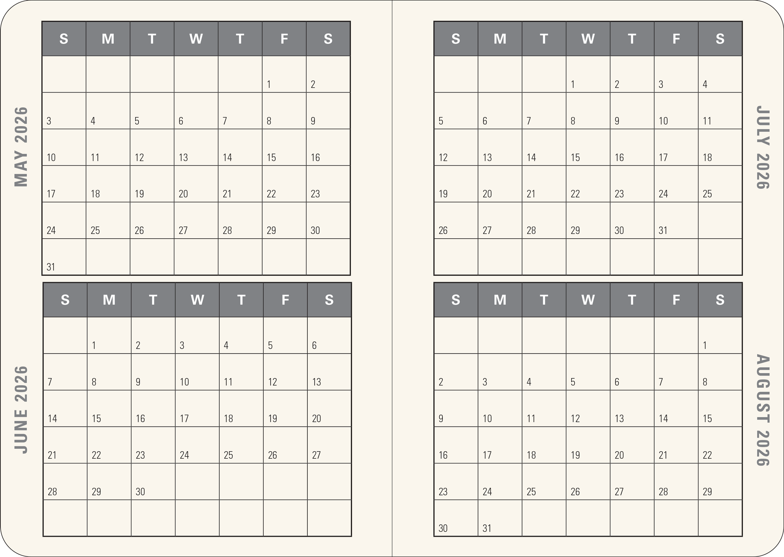 Peter Pauper Press - 2026 Mushrooms Weekly Planner