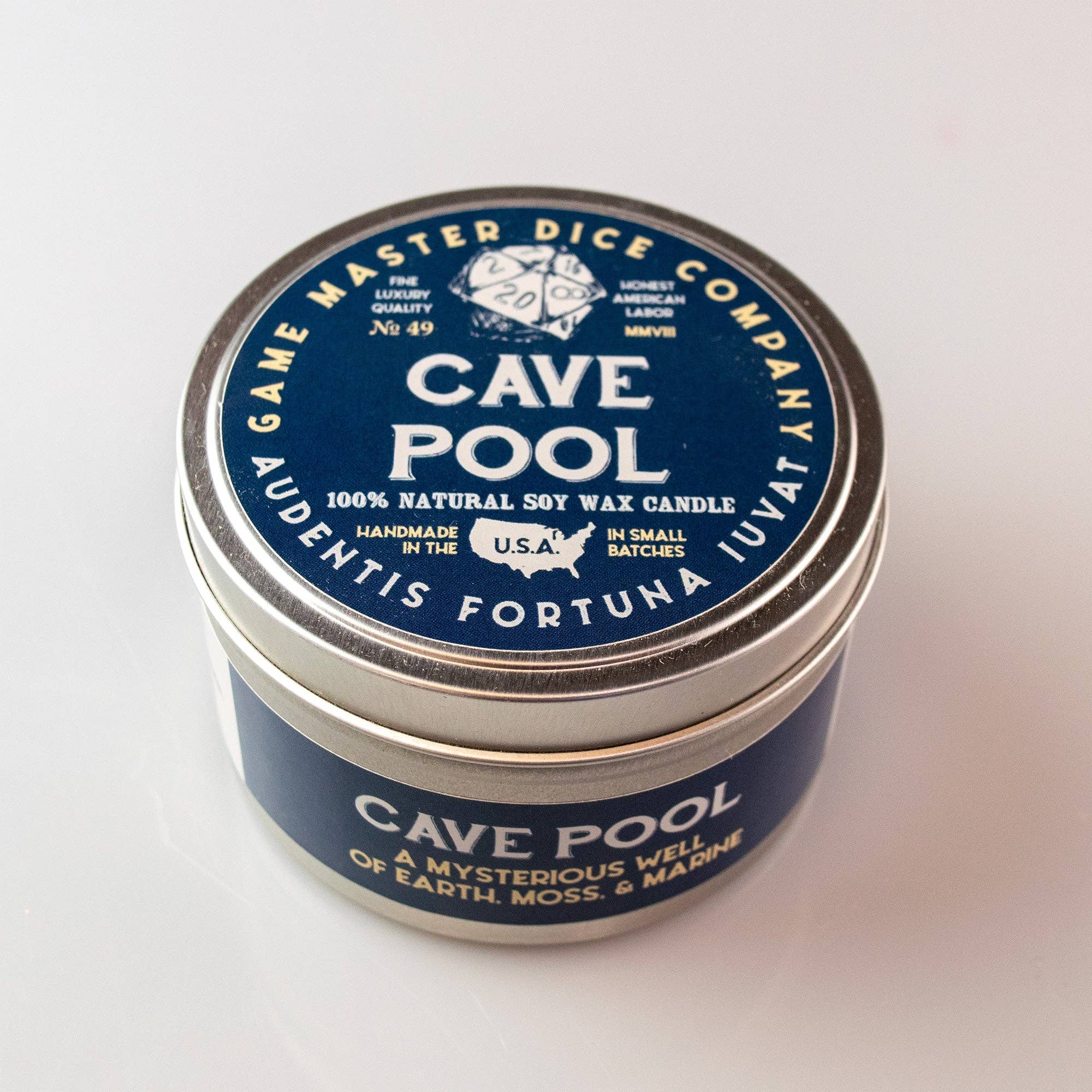 Game Master Dice - Cave Pool Gaming Candle