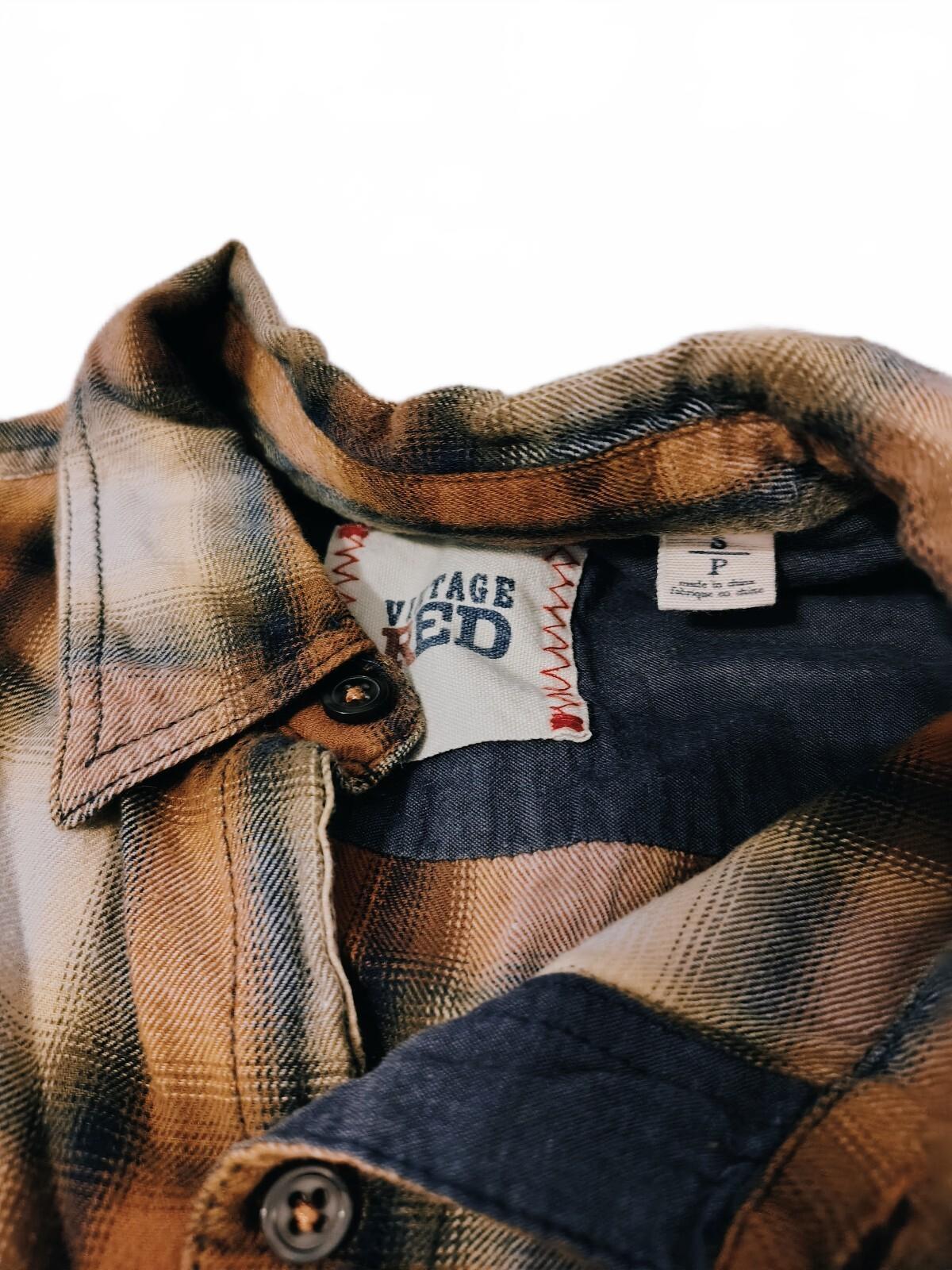 Vintage Red Women's Flannel Rust colored Size Small