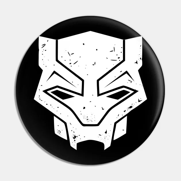 MARVEL BLACK PANTHER ICON BUTTON