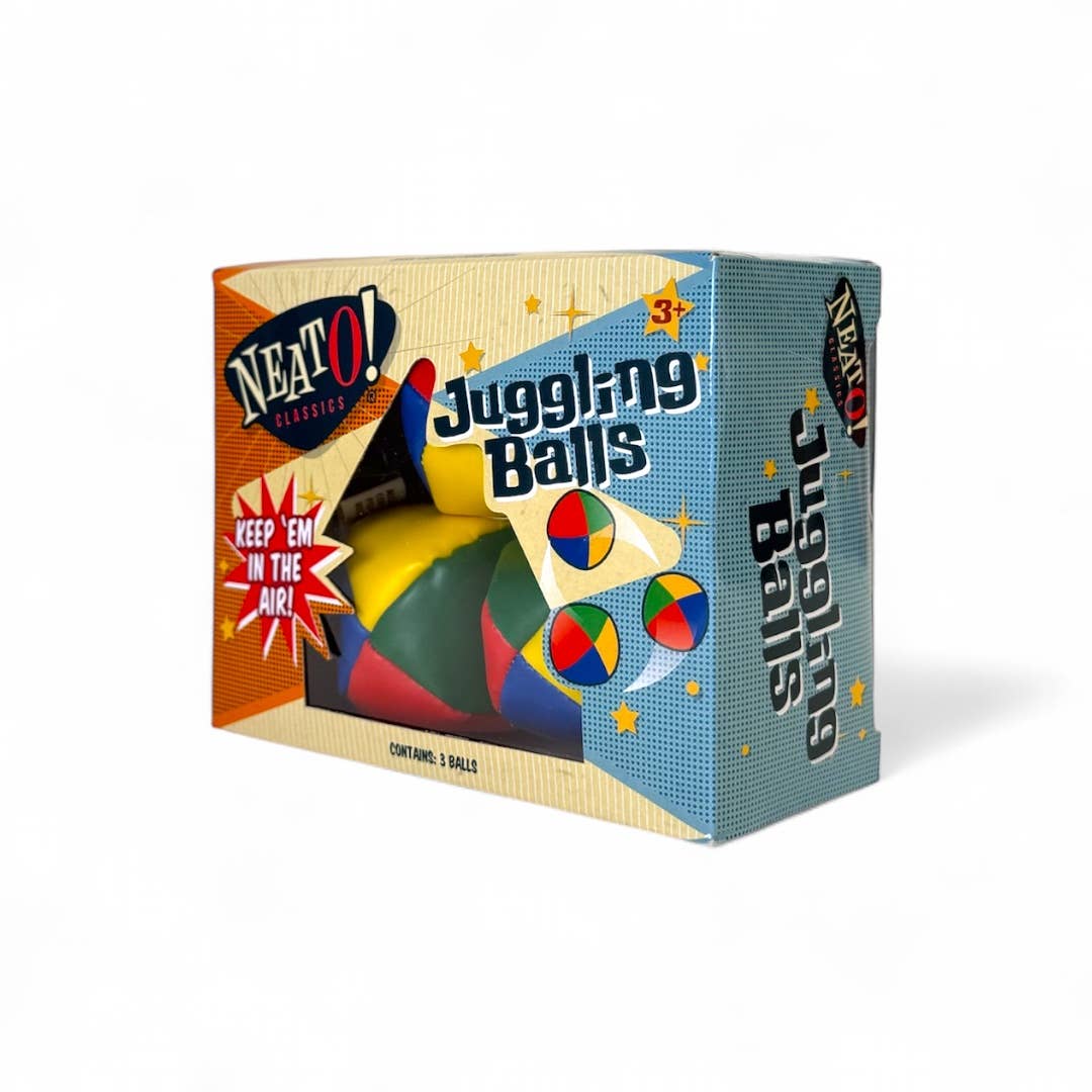 Toysmith - Neato! Juggling Balls Sets- Retro Classic, vintage toys