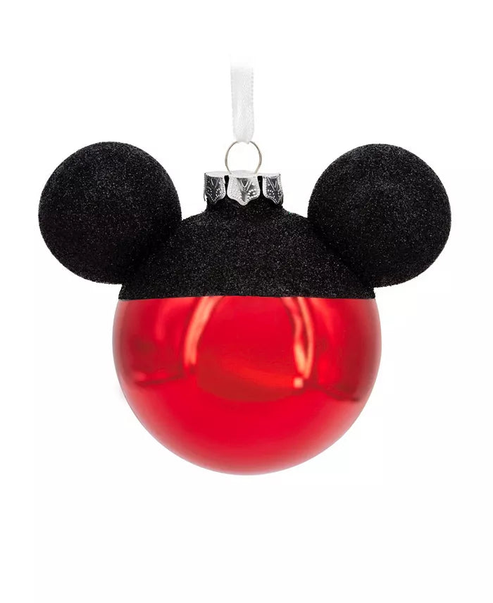 Christmas Ornament Disney Mickey Mouse Icon Blown Glass