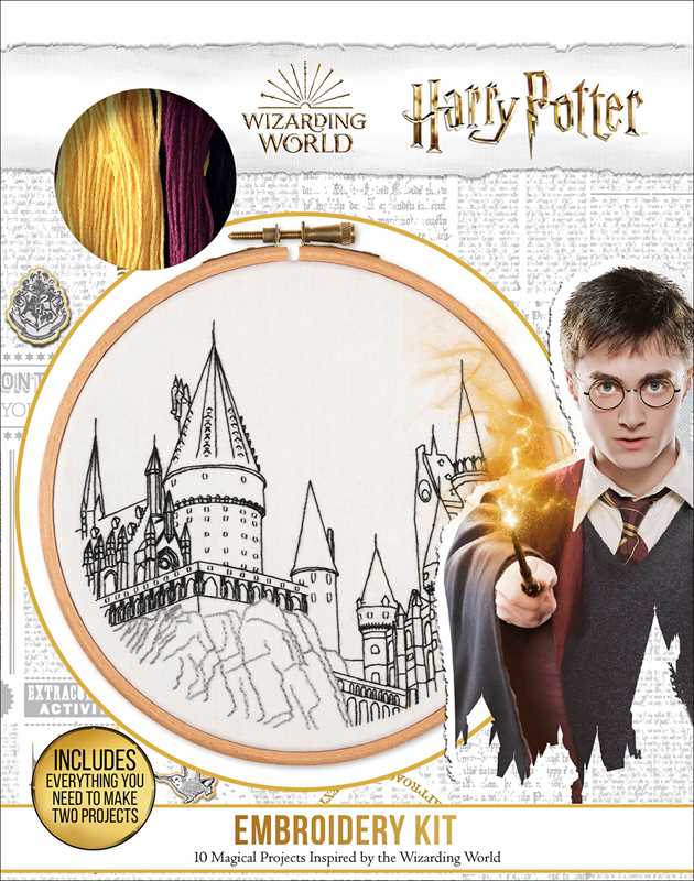 Simon & Schuster - Harry Potter Embroidery by Deborah Wilding