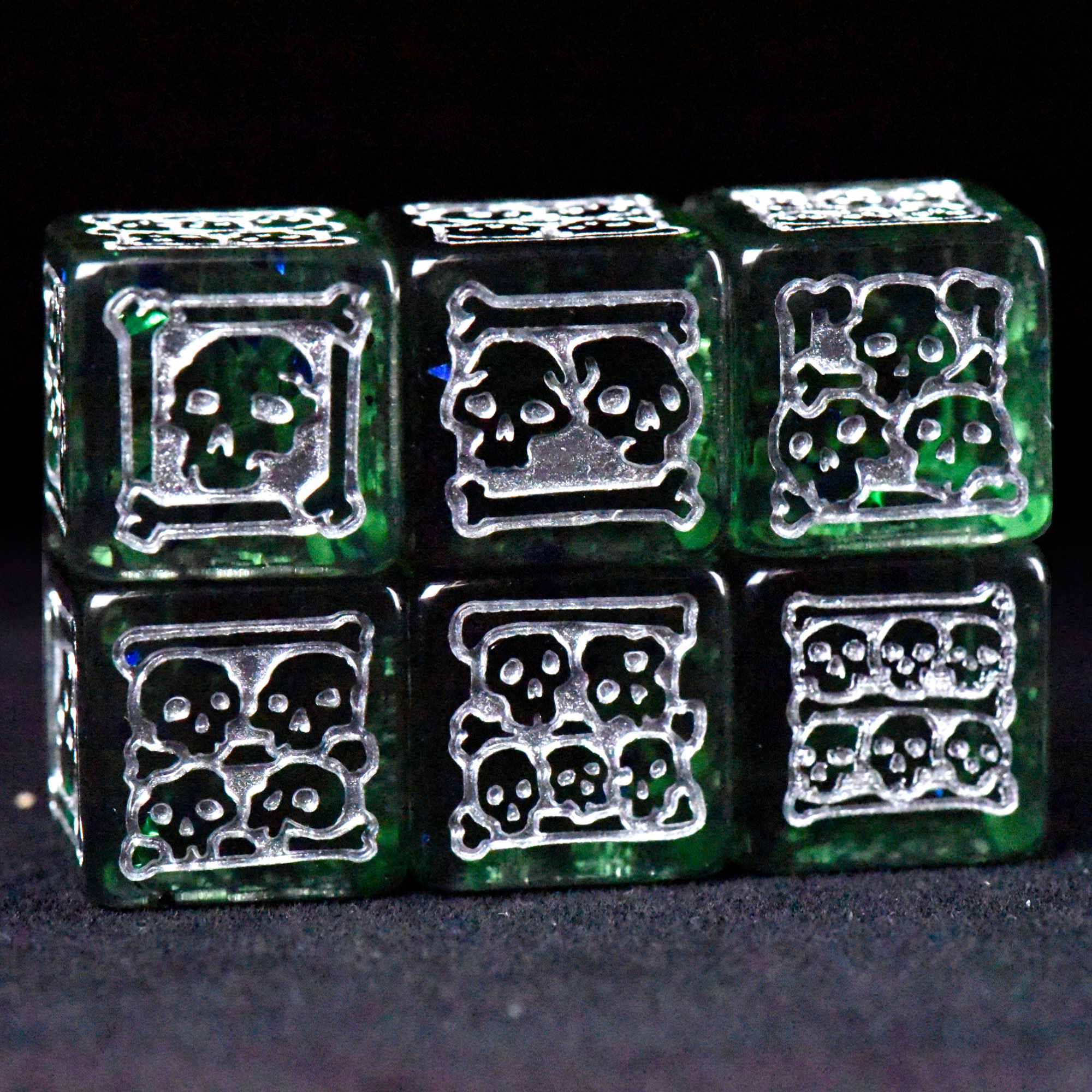 DNDDICE.COM - Crypt of the Necromancer 11 Dice Set