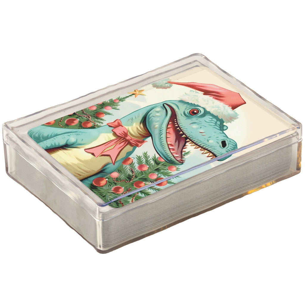 Primitives by Kathy - Dino Christmas Playing Cards