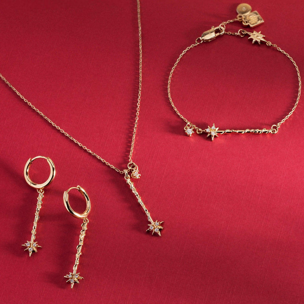 Alex and Ani - Harry Potter™ Hermione Wand Earrings