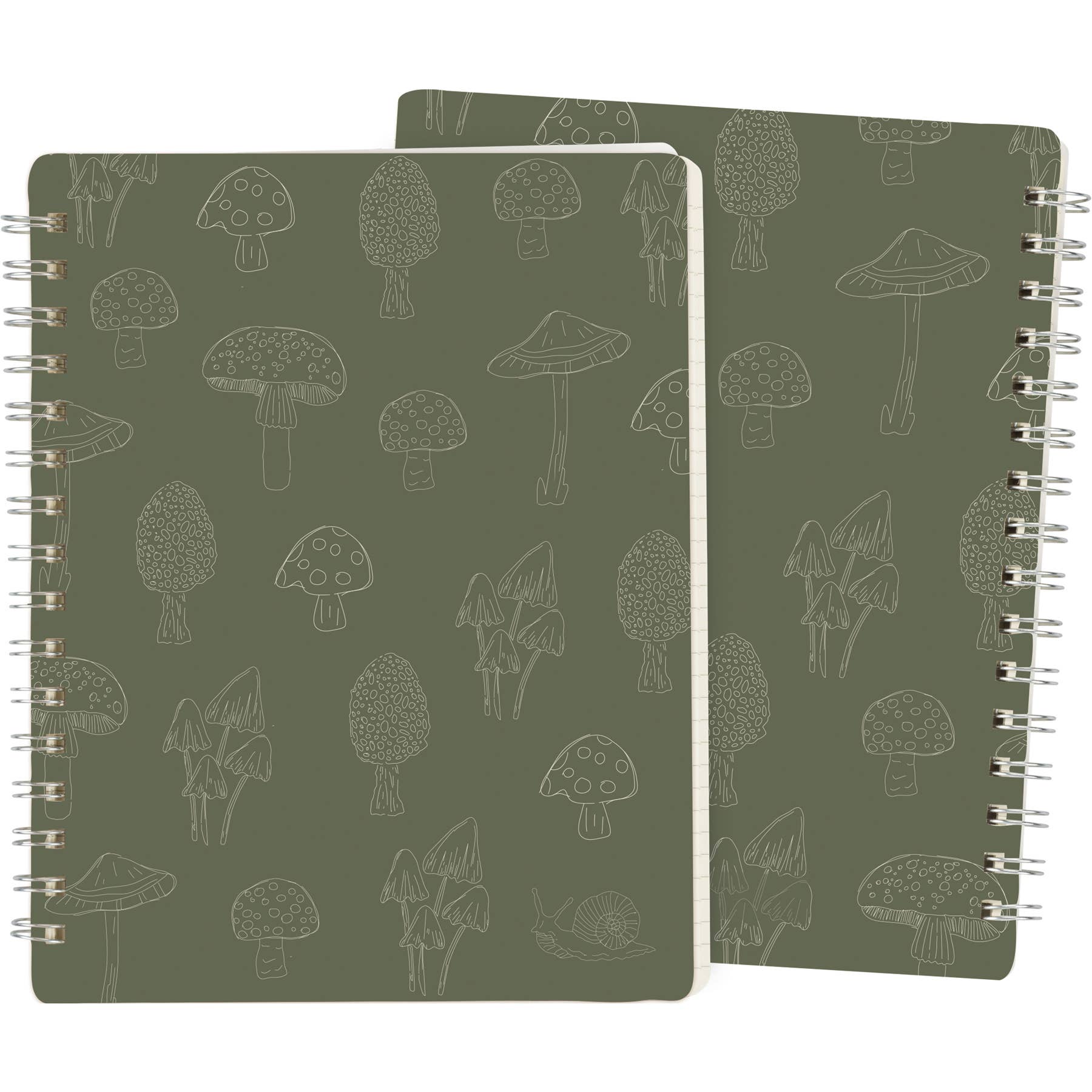 Primitives by Kathy - Mushrooms Spiral Notebook