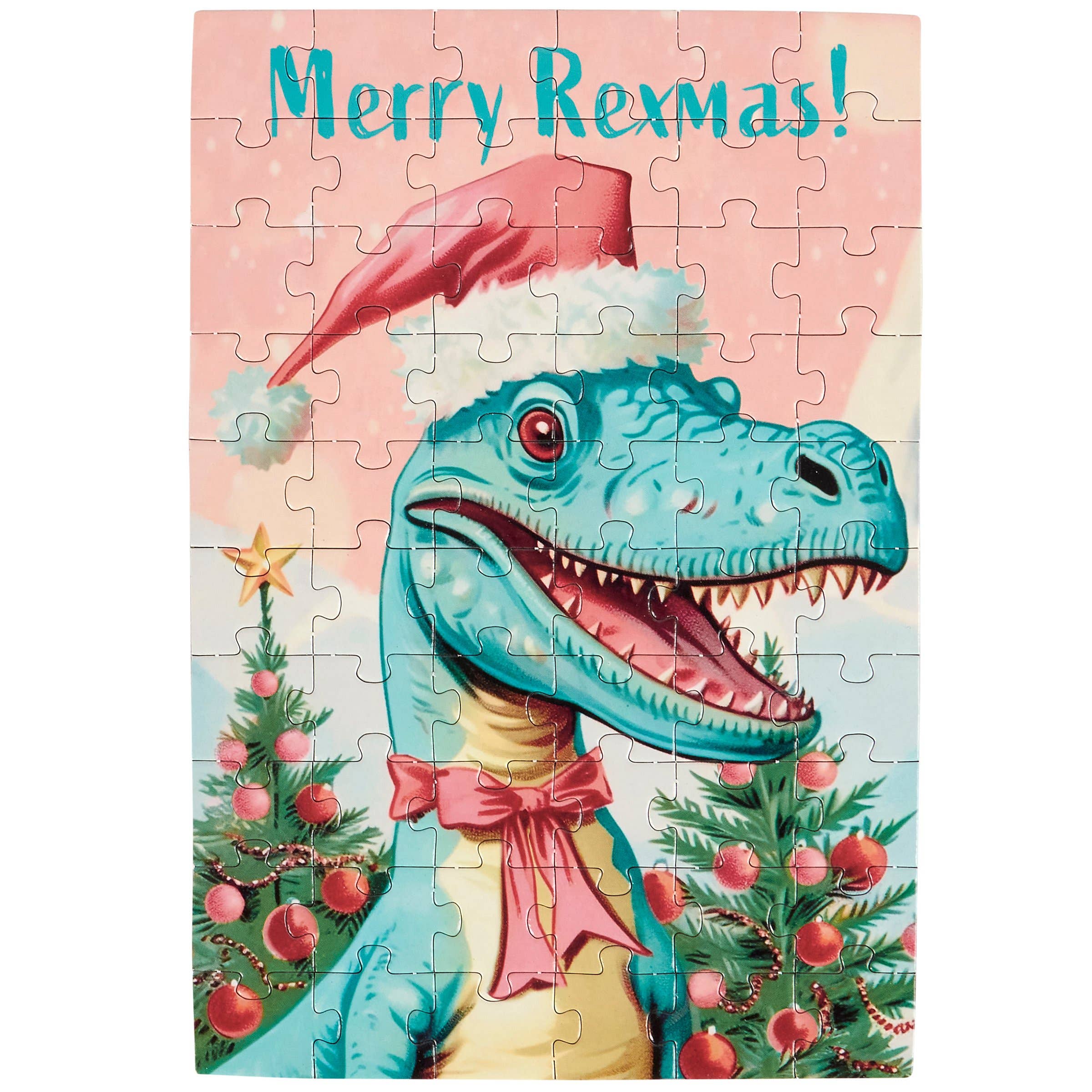 Primitives by Kathy - Merry Rexmas Puzzle Card