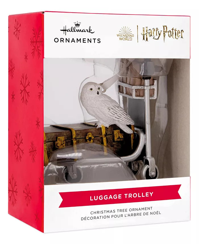 Harry Potter Trolley Hedwig Christmas Ornament