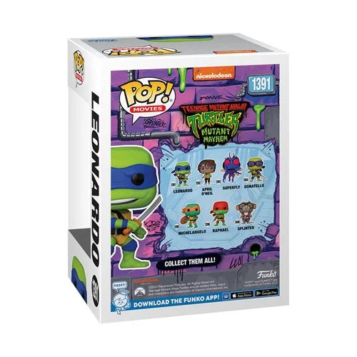 Teenage Mutant Ninja Turtles: Mutant Mayhem Leonardo Funko Pop! Vinyl Figure #1391