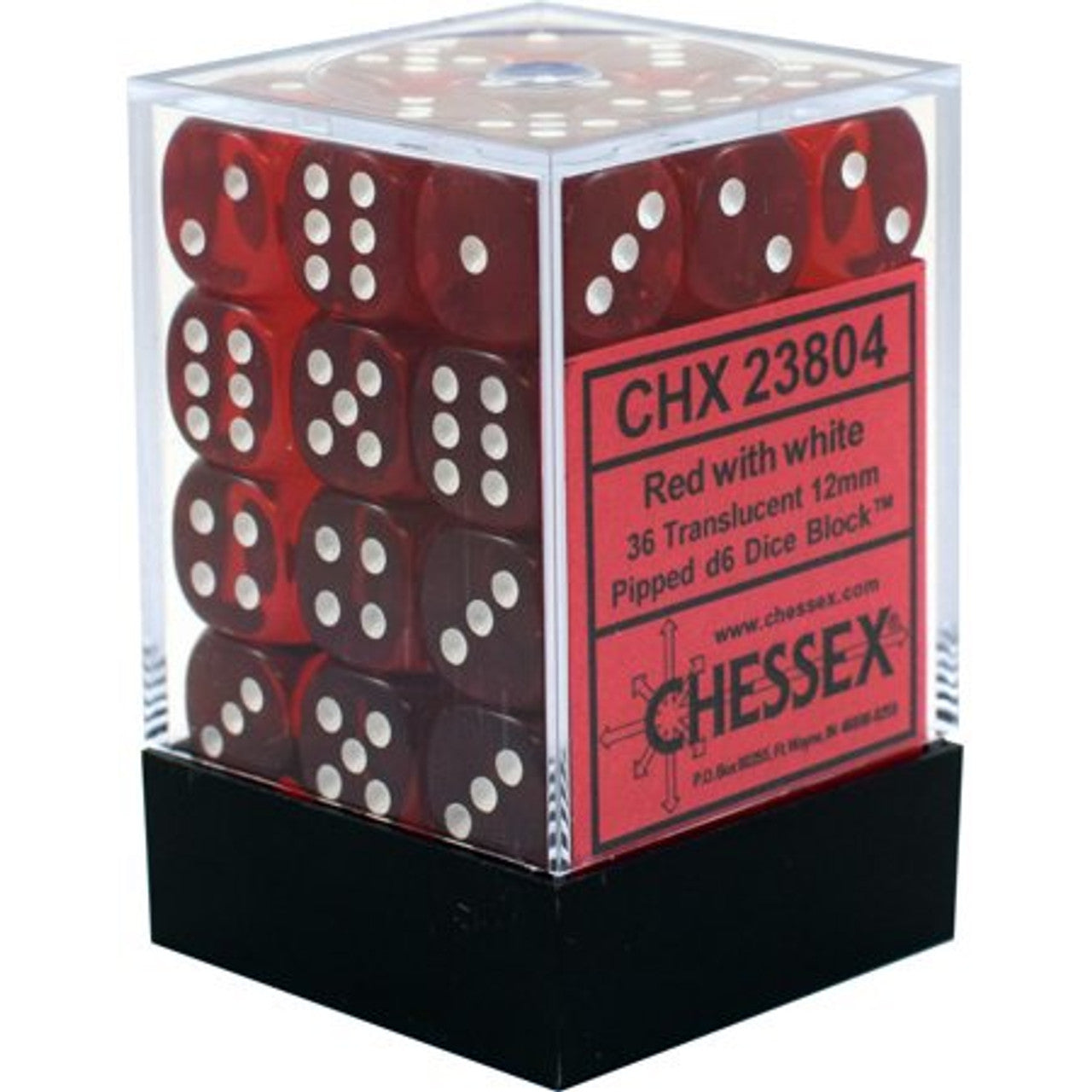 Dice: Chessex 12mm d6 Dice Block (36 Dice)