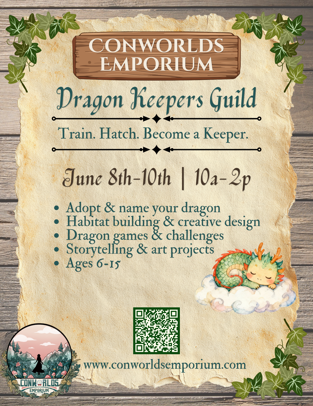 Dragon Keepers Guild Whimsical Summer Camp