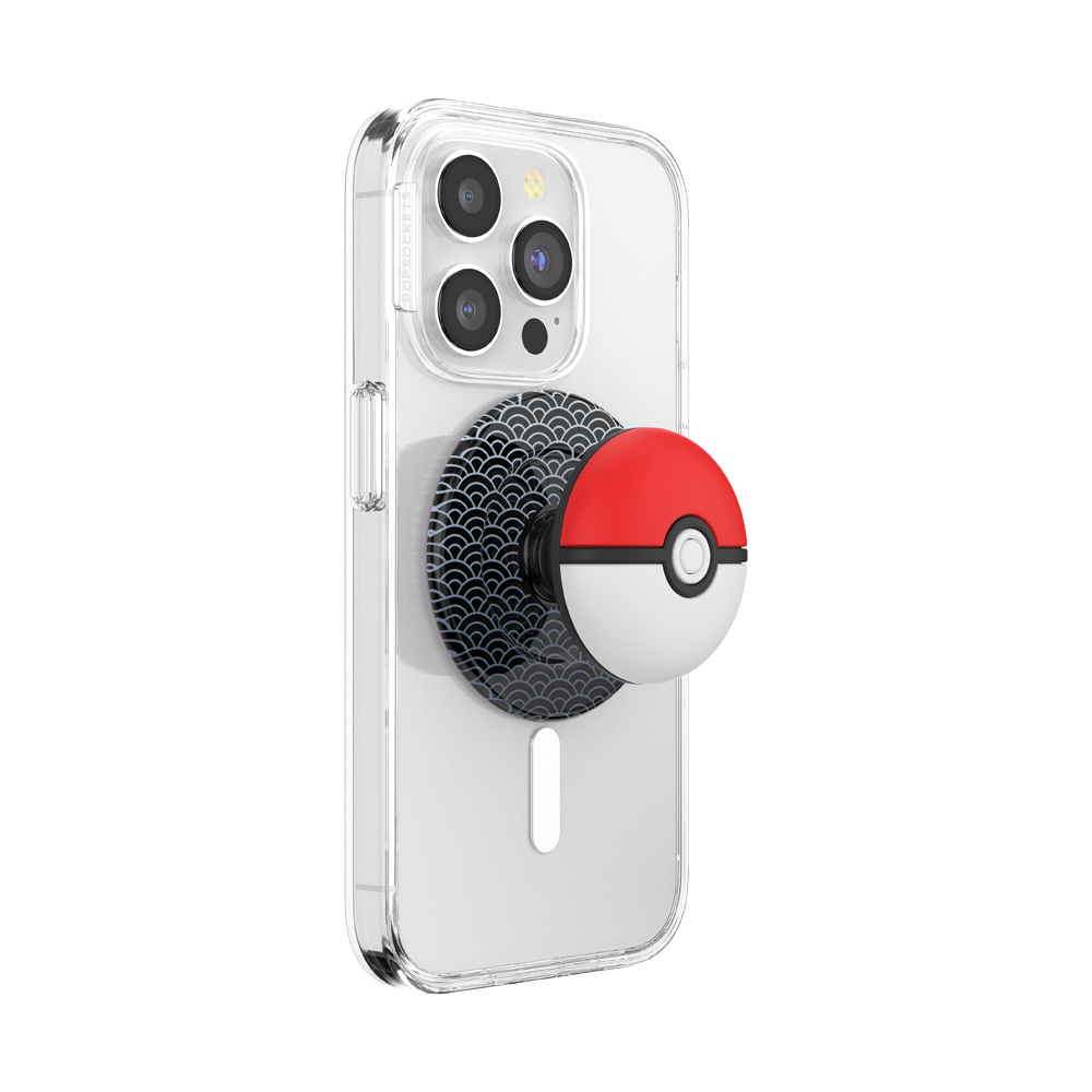 PopSockets - PopSockets MagSafe Phone Grip - Puffy Poké Ball Seigaiha