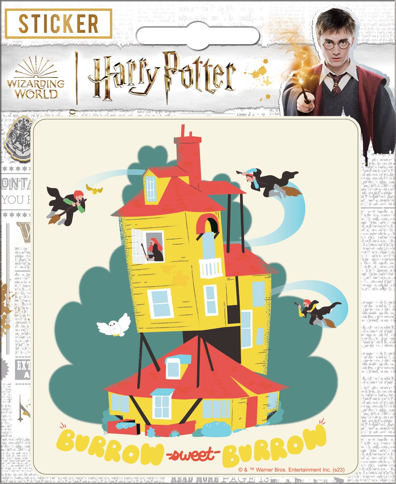 Ata-Boy - Harry Potter Sweet Burrow Sticker