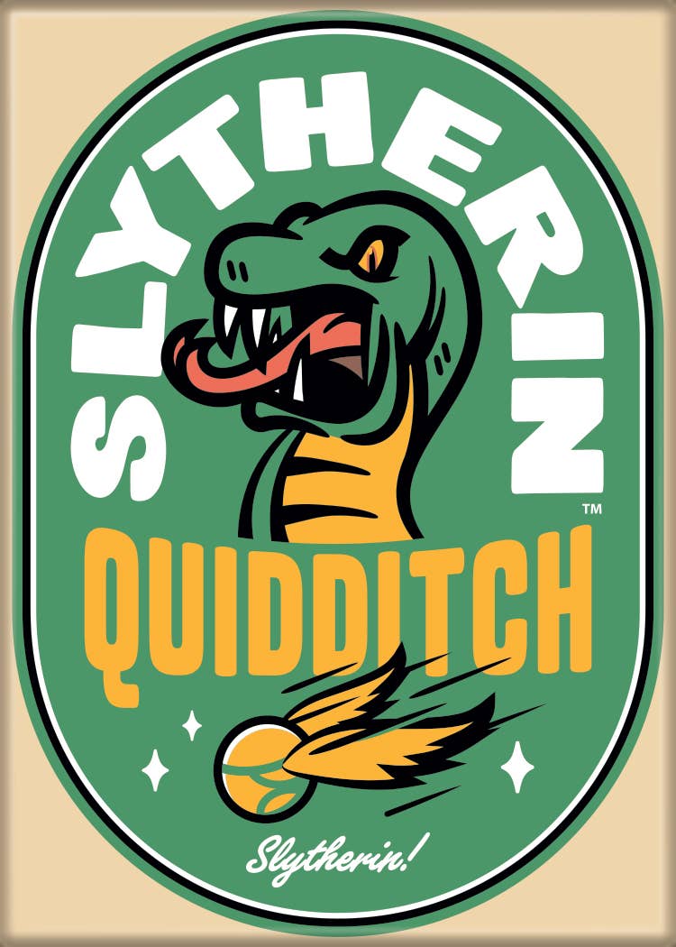 Ata-Boy - Harry Potter Slytherin Quidditch Stamp Magnet