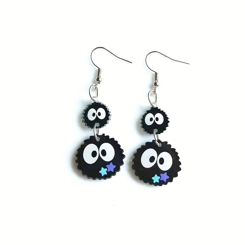 Soot Sprite Inspired Earrings