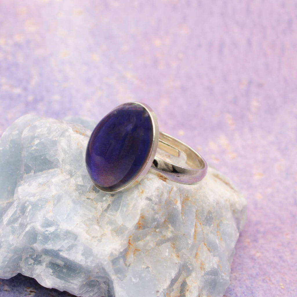 ZAD - Adjustable Oval Mood Ring