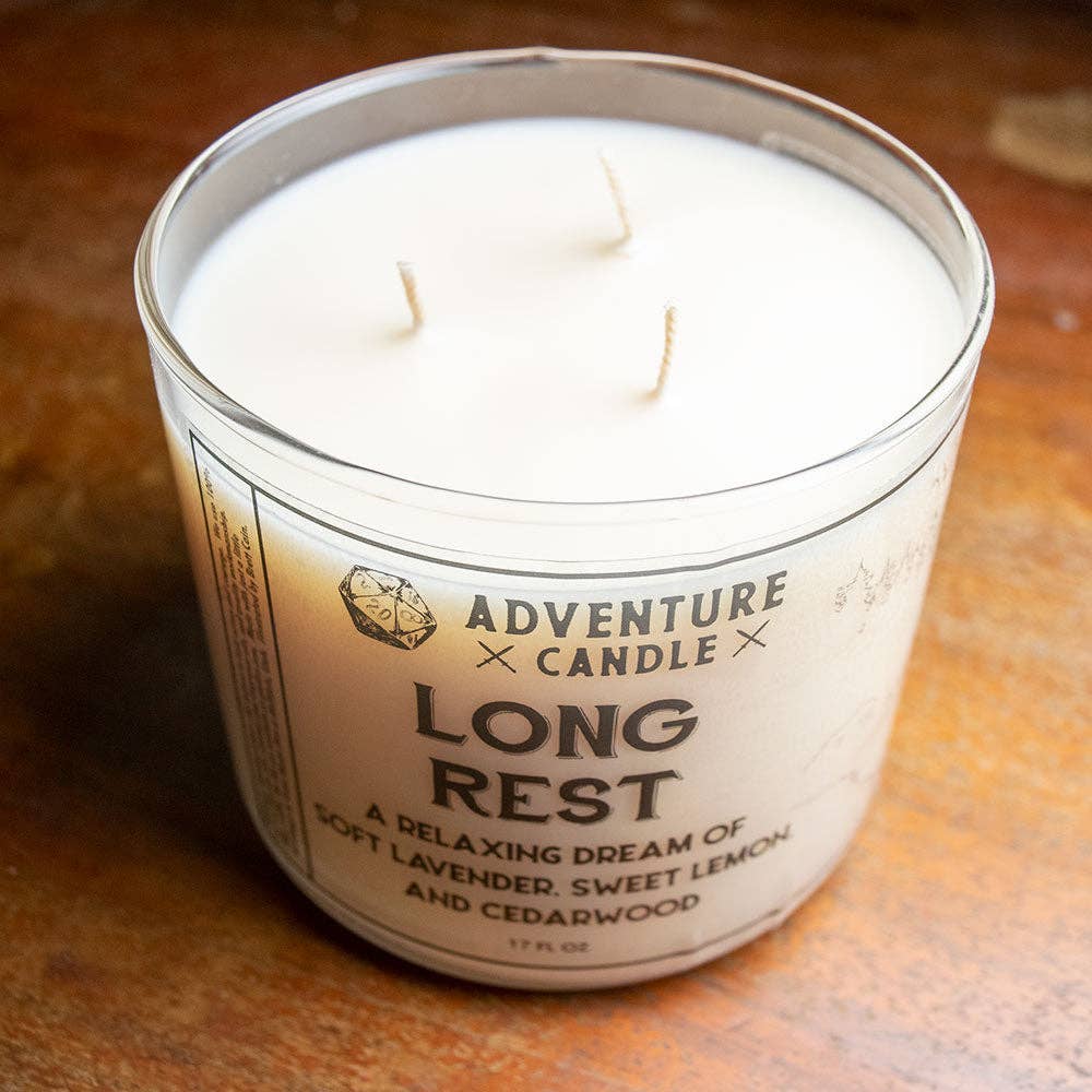 Game Master Dice - Long Rest Gaming Candle