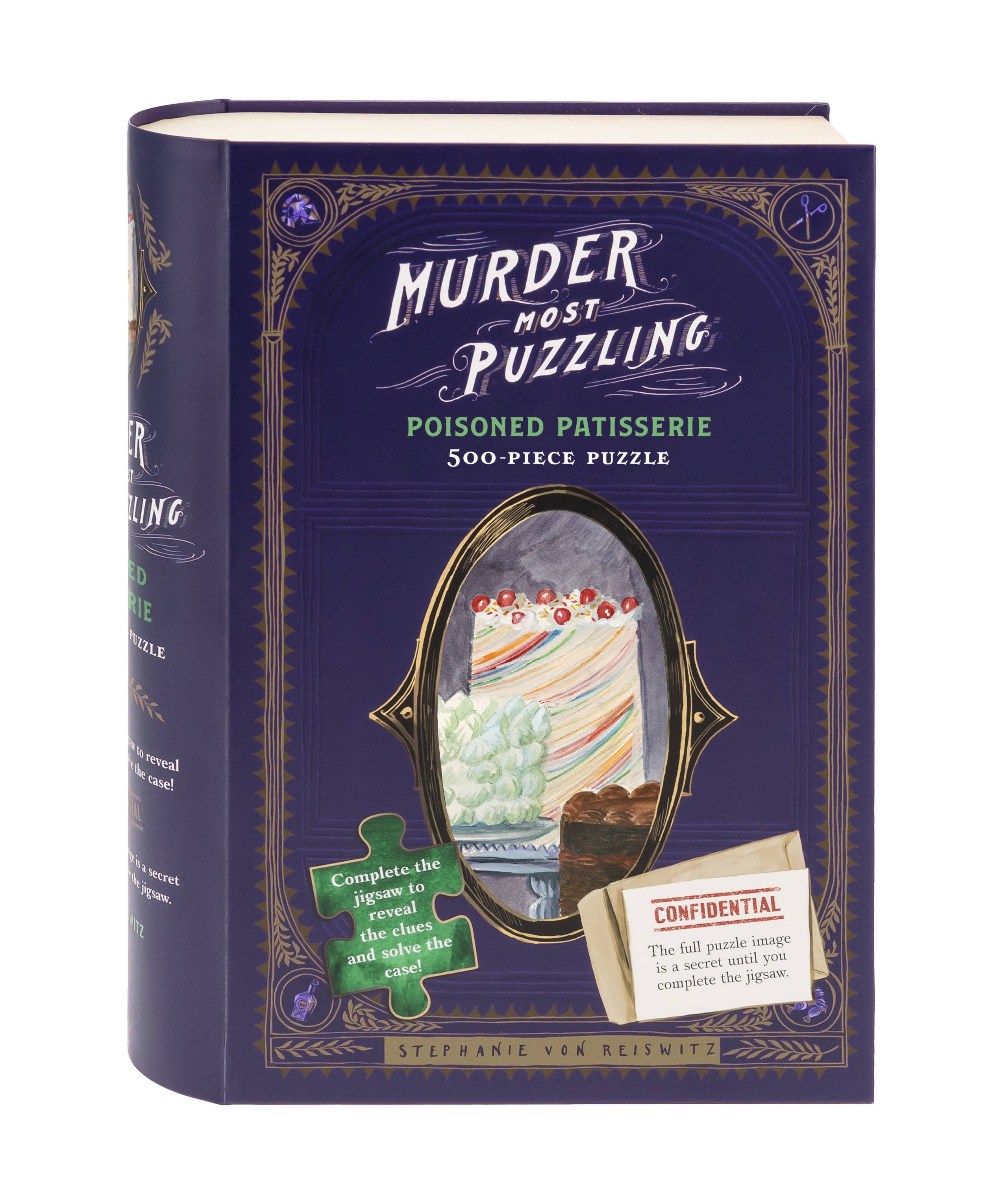 Chronicle Books - Murder Most Puzzling: Poisoned Patisserie 500-Piece Puzzle