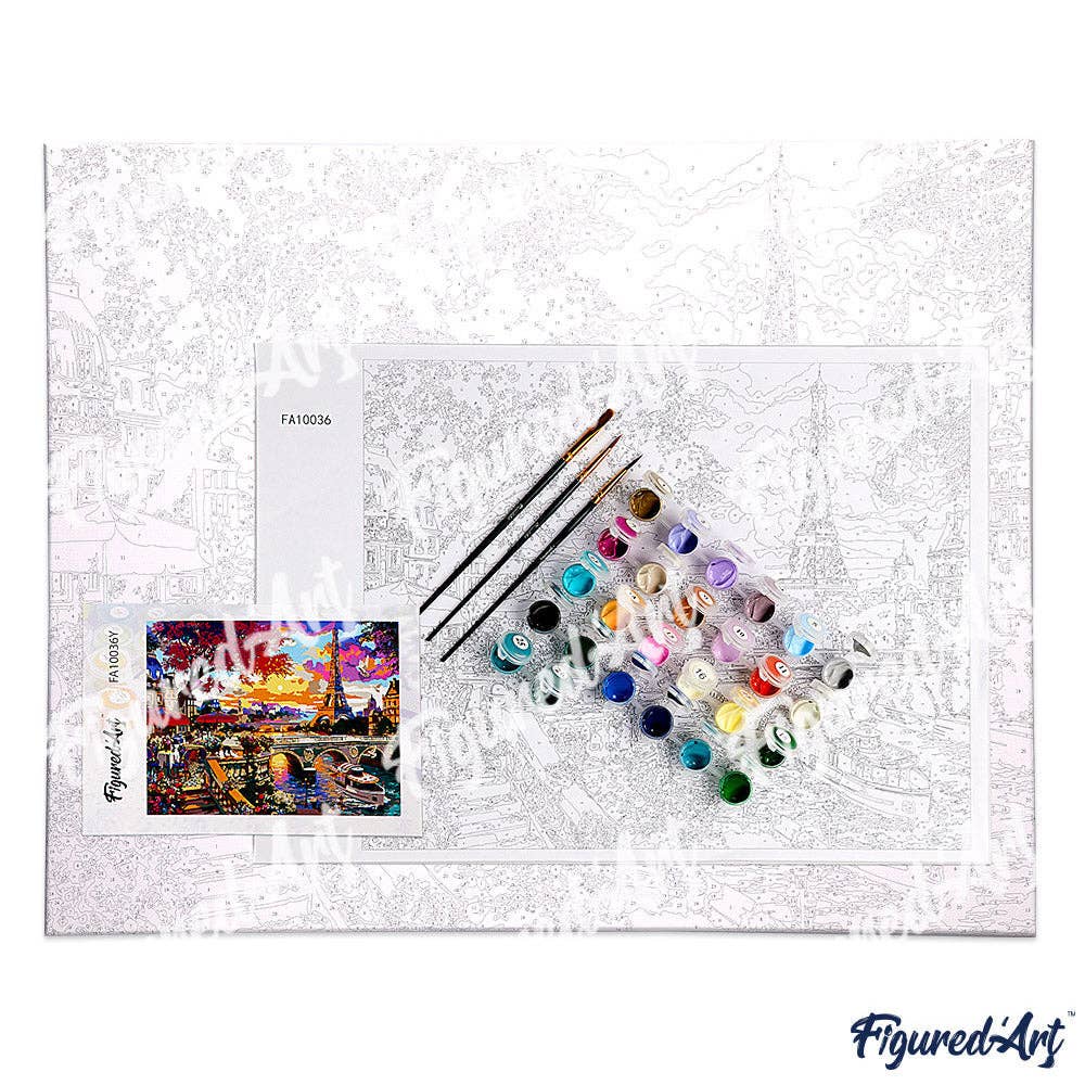 Figured'Art - Paint by Numbers rolled - Colorful Abstract Fox