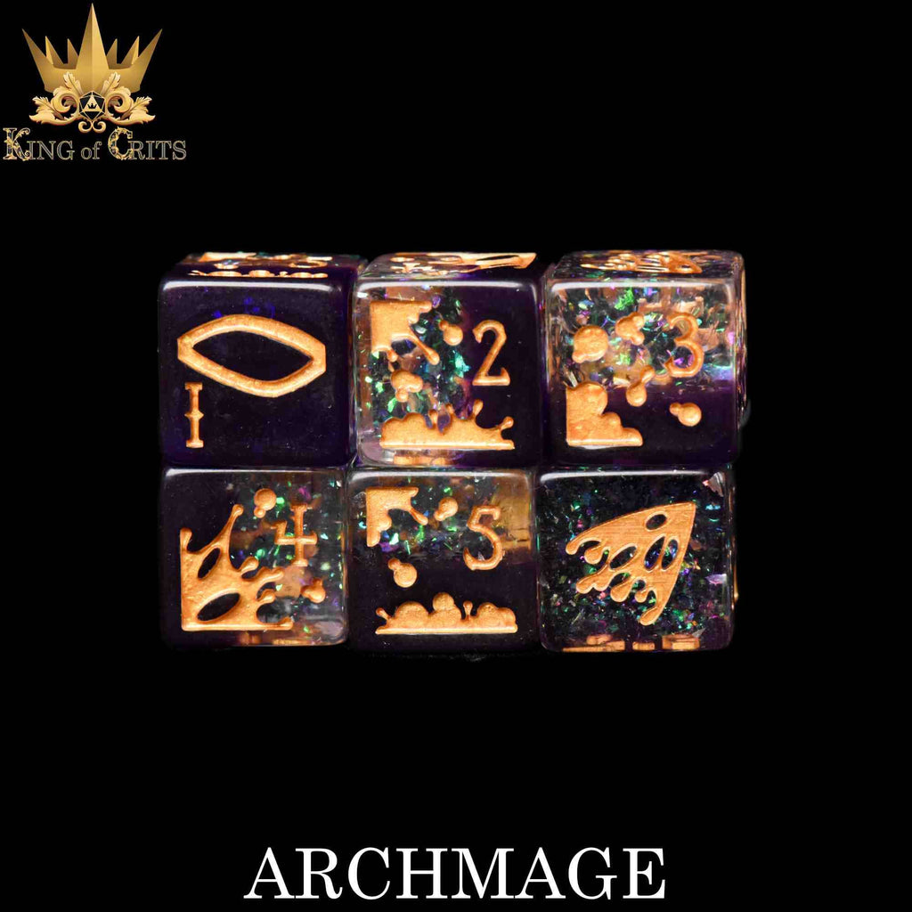 DNDDICE.COM - Archmage - 11 Dice Set