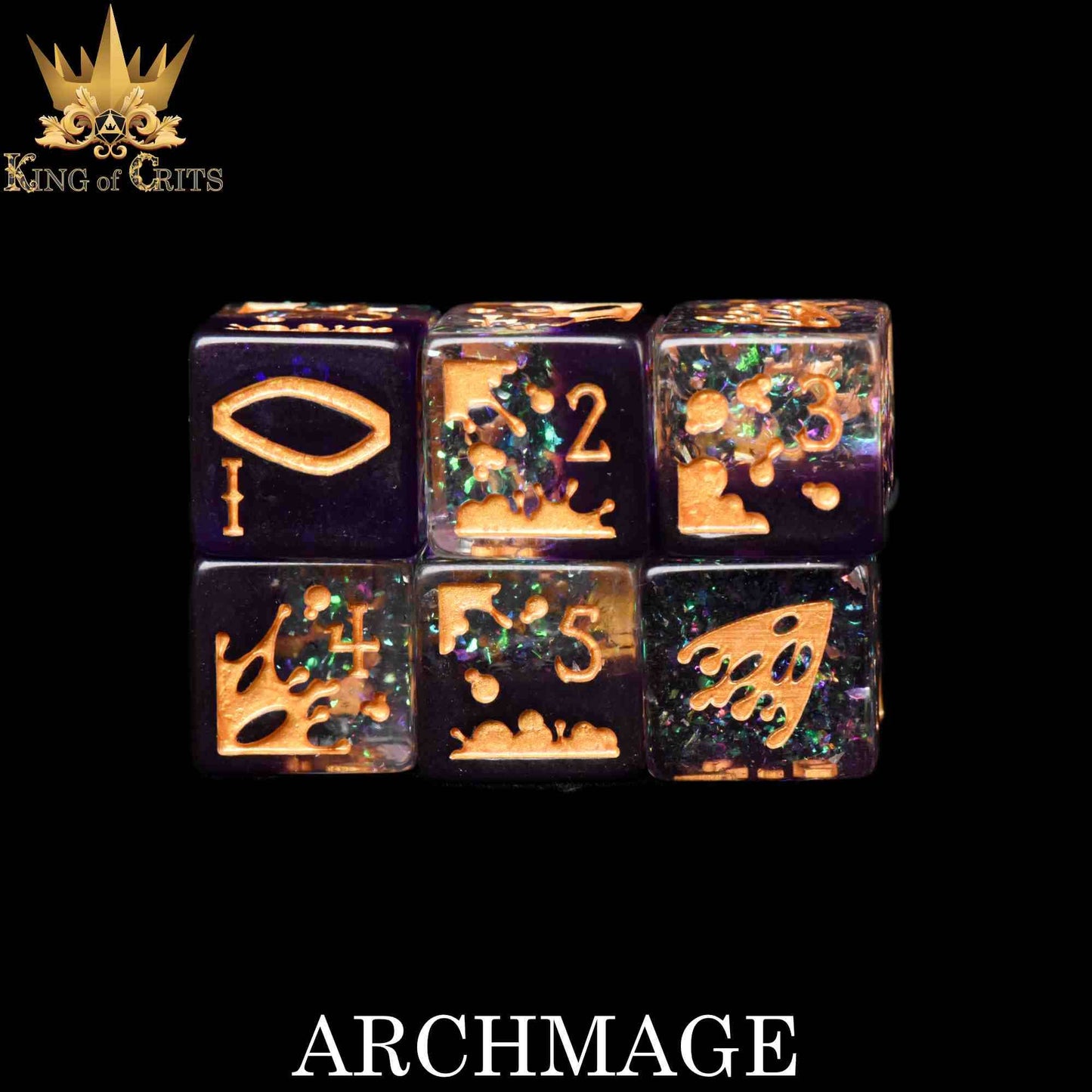 DNDDICE.COM - Archmage - 11 Dice Set