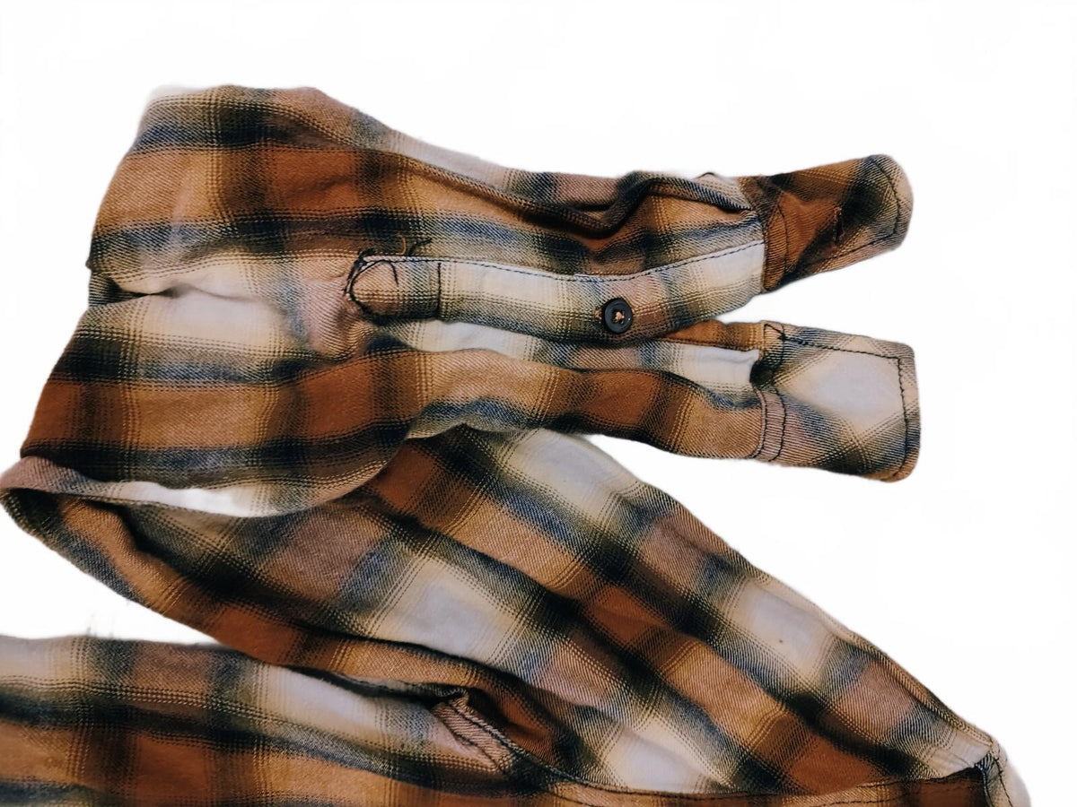 Vintage Red Women's Flannel Rust colored Size Small