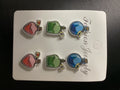 Potion Bottle Earrings in Red, Green, and Blue