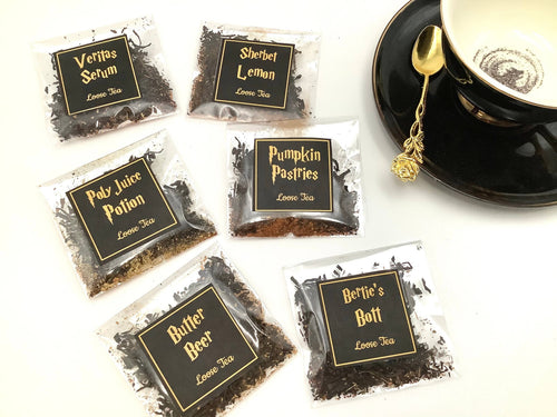 All Little Cute Things - Harry Potter inspired themed Tea packets, Party Favors