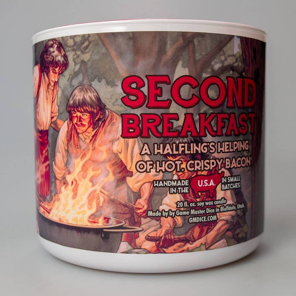 Game Master Dice - Second Breakfast Candle