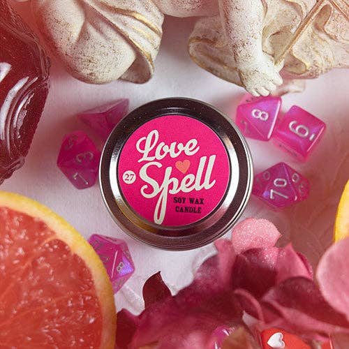 Game Master Dice - Love Spell Gaming Candle