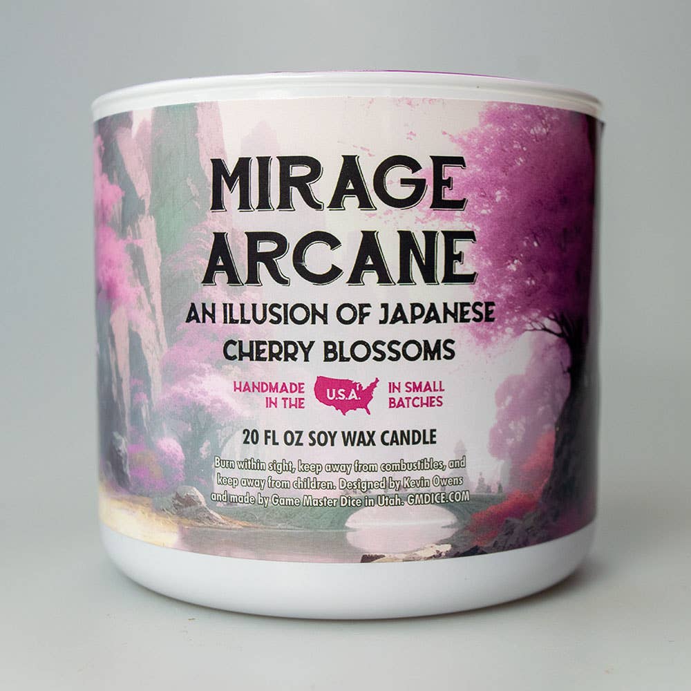 Game Master Dice - Mirage Arcane Gaming Candle