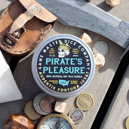 Game Master Dice - Pirate's Pleasure Gaming Candle