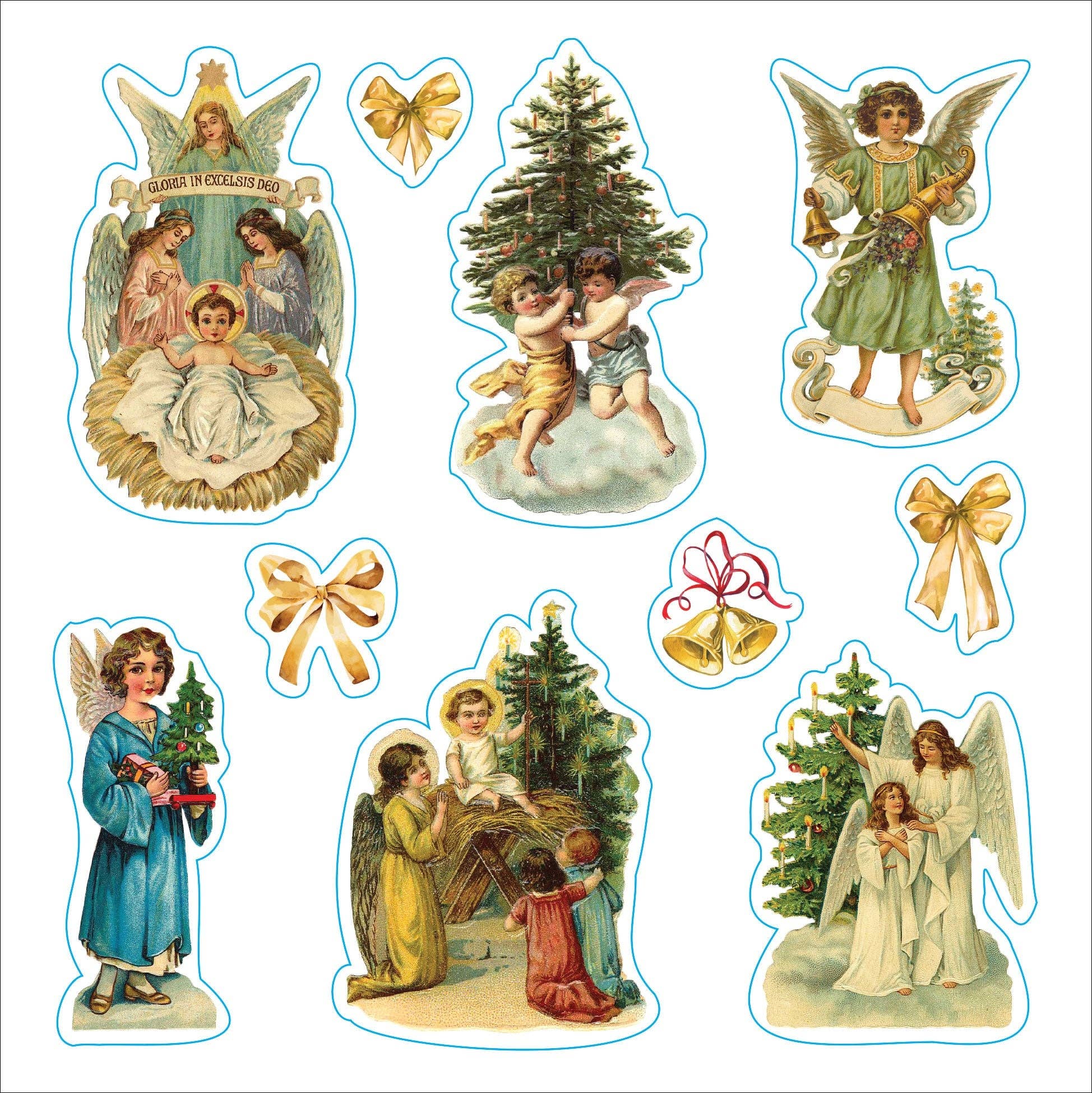 Peter Pauper Press - Merry & Bright Christmas! A Festive Sticker Book