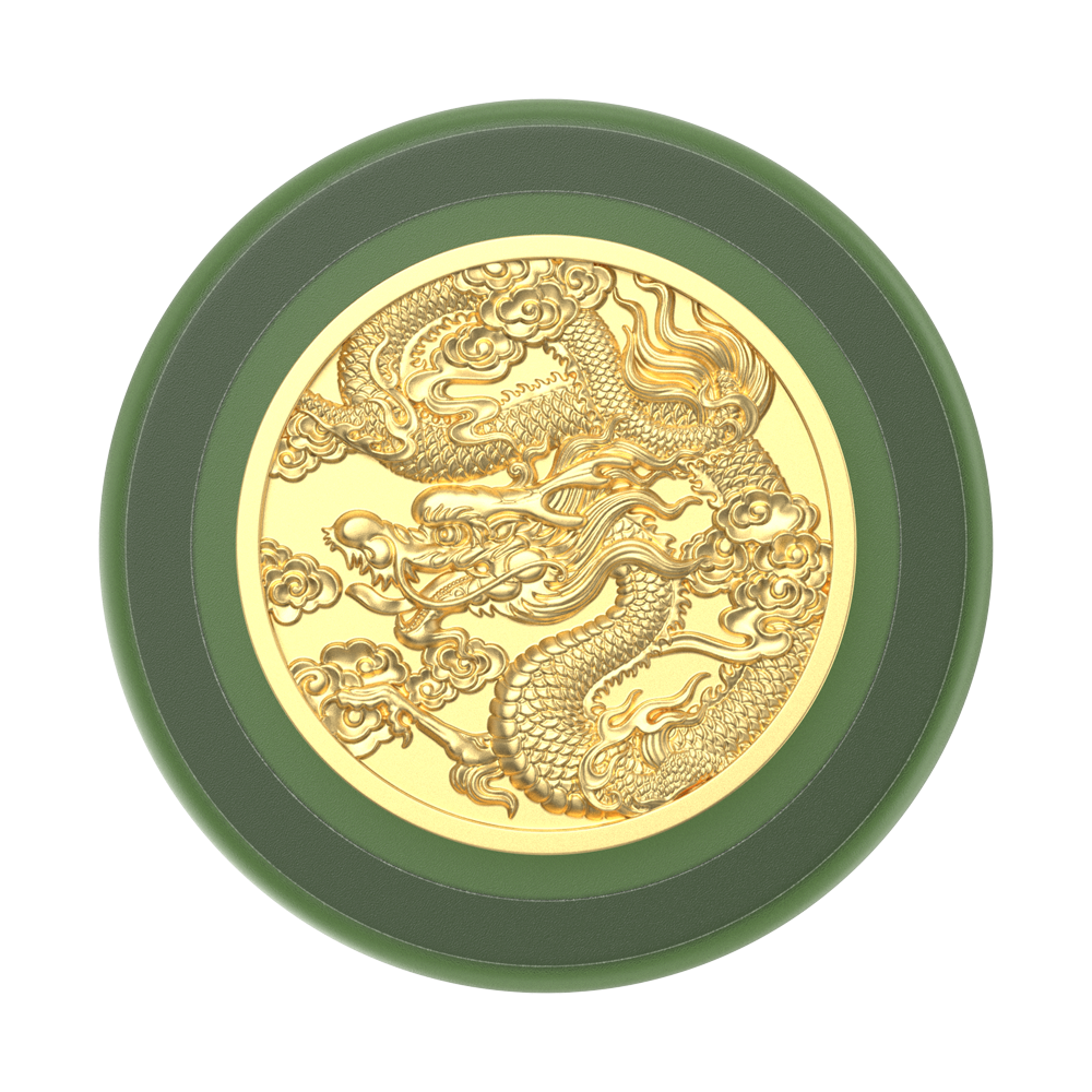 PopSockets - PopSockets MagSafe Phone Grip - Enamel Dragon