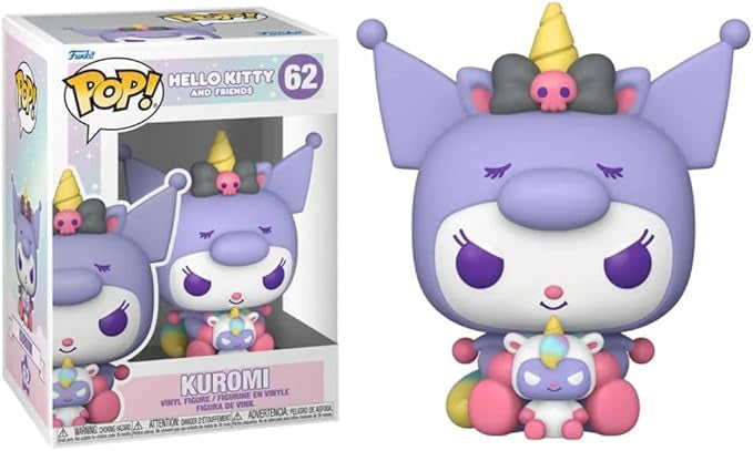 Kuromi unicorn party Funko pop figure