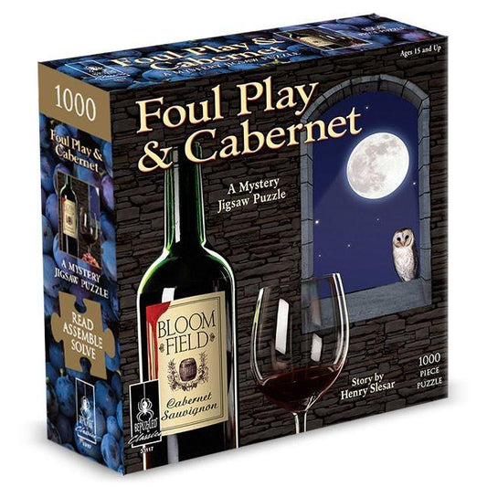 1000 piece Jigsaw - Foul Play and Cabernet