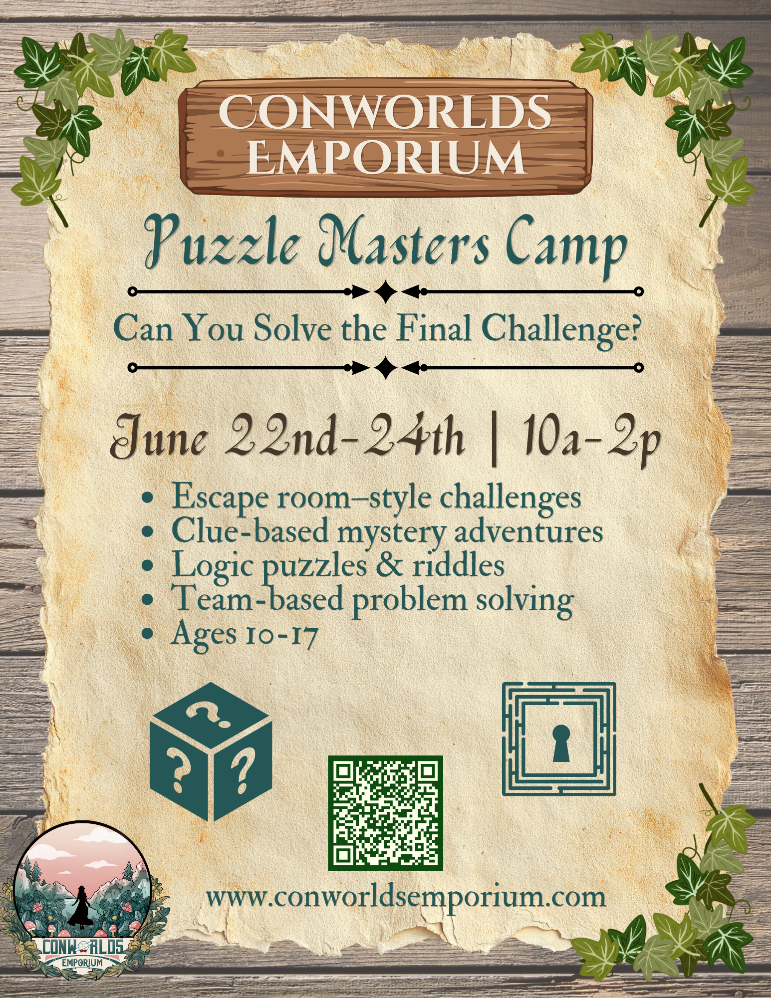Puzzle Masters Whimsical Summer Camp