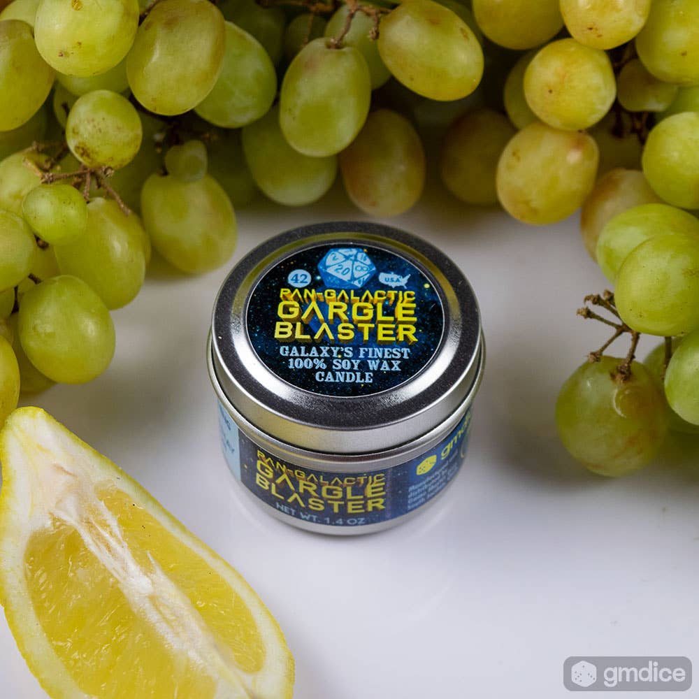 Game Master Dice - Pan Galactic Gargle Blaster Candle
