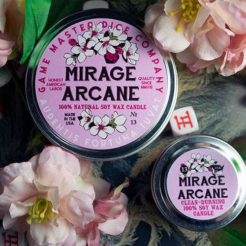 Game Master Dice - Mirage Arcane Gaming Candle