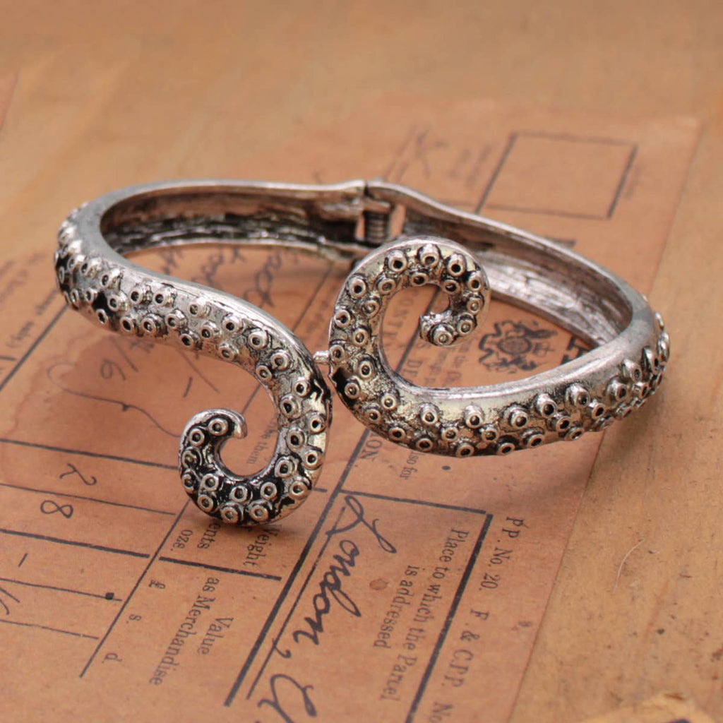 ZAD - From the Deep Octopus Tentacle Cuff Bracelet