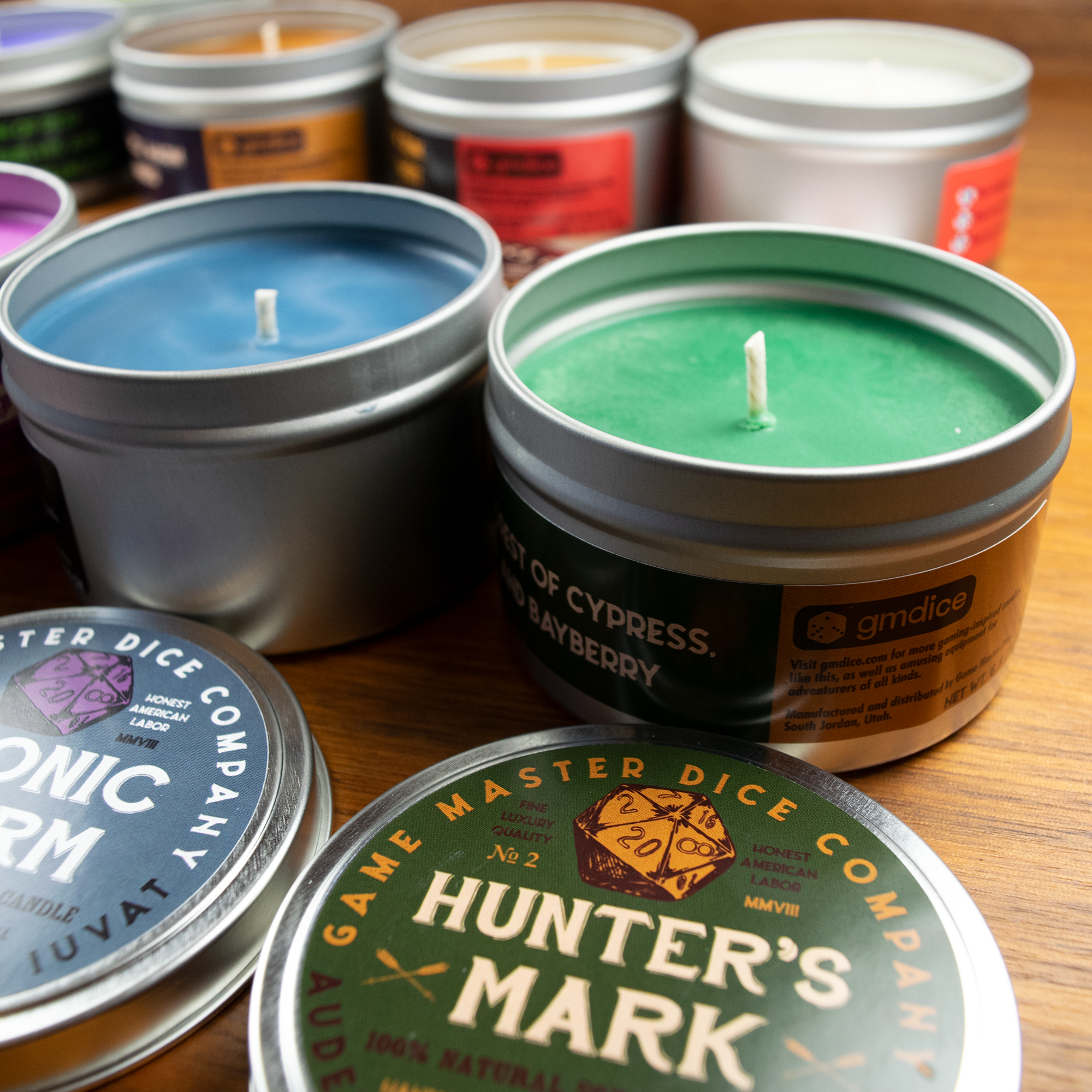 Game Master Dice - Hunter's Mark Gaming Candle