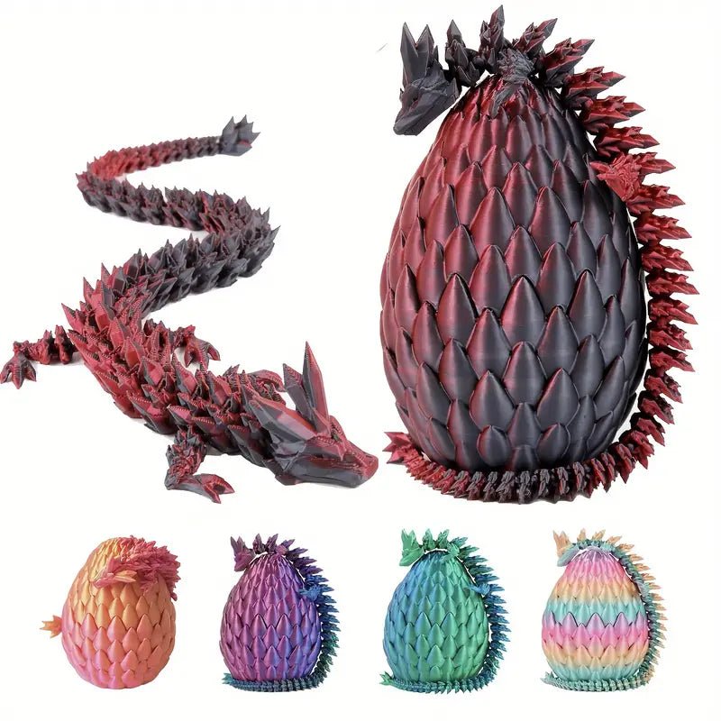 3D Print Dragon & Egg - #shop_name TMEarrings