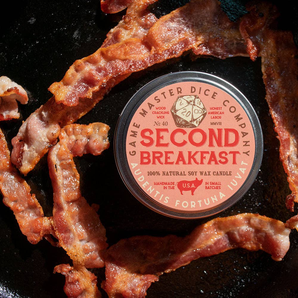 Game Master Dice - Second Breakfast Candle