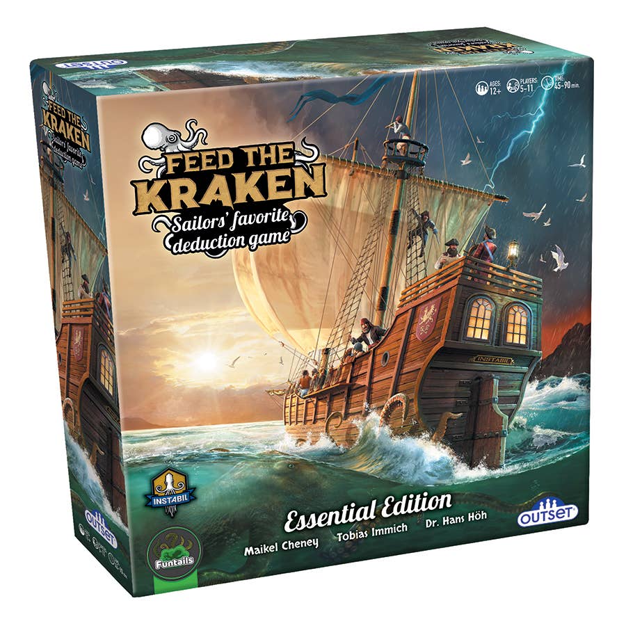Outset Games and Cobble Hill Puzzles - Feed the Kraken: Deduction and Deception at Sea 🕵️ 🧭⚓☠️ 🐙
