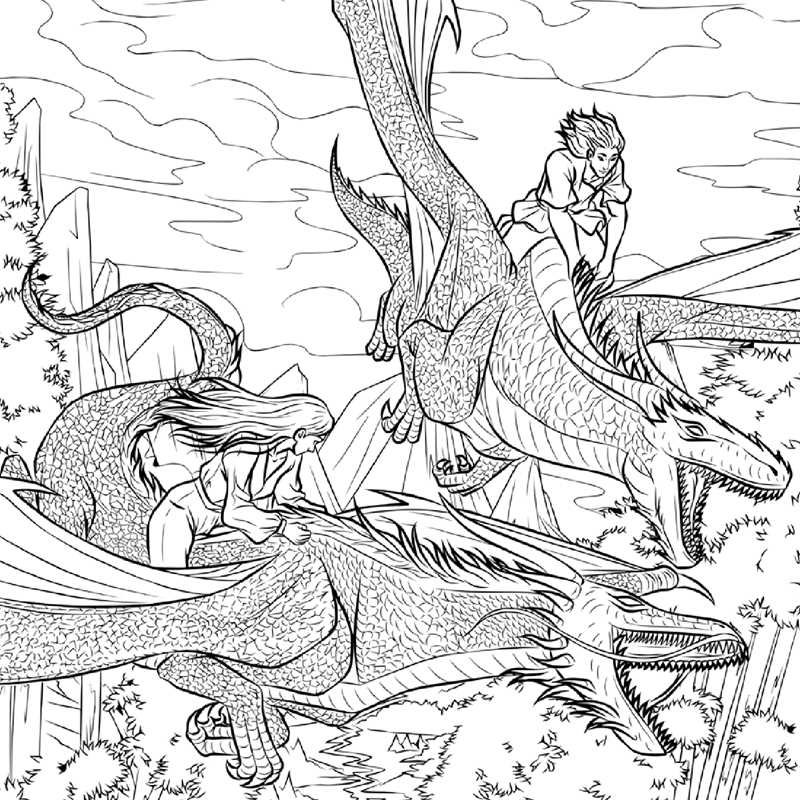 Simon & Schuster - Romantasy Coloring Book by Daniela Liberona