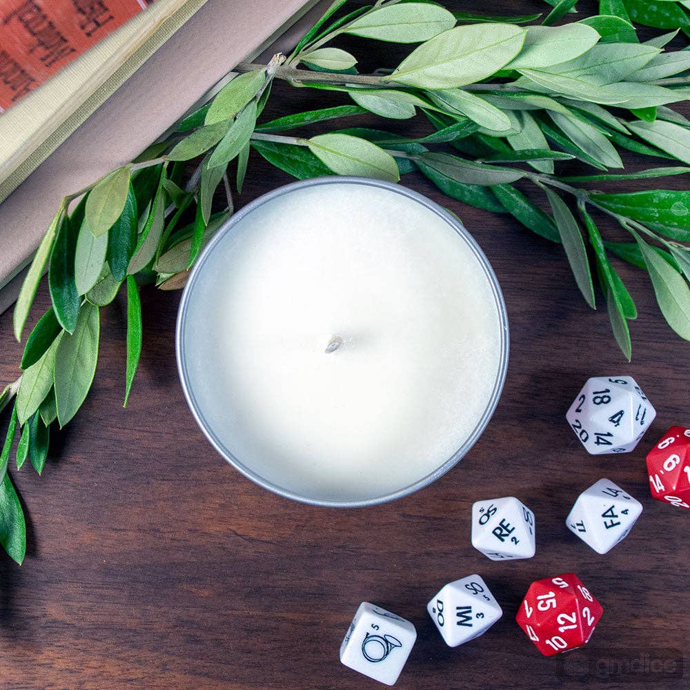 Game Master Dice - Cure Wounds Gaming Candle